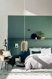 Going Green Feature Wall Bedroom Interior Bedroom Design Bedroom Green