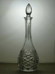 Vintage Lead Crystal Cut Glass Round