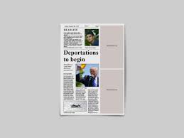 Possibly the best news of all is that any newspaper page template that we offer is free and easy to use. Tabloid Newspaper Template Grafik Von Denestudios Creative Fabrica