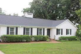 Still, you might be surprised at the range of this color. The Long And Short Of It Painted Brick Houses Before And After Painted Brick House White Brick Houses Ranch House Exterior
