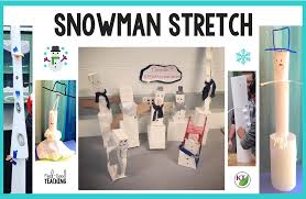 This week i'm doing the snowman challenge with my friend charity! Winter Stem Challenge Activity Snowman Stretch Stem Challenges