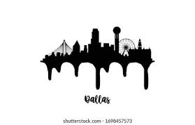 Dallas skyline silhouette from skyline, city, and cityscape. Stock Photo And Image Portfolio By Krkt Shutterstock