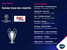Rmc sport (anciennement sfr sport) est un bouquet de chaînes de télévision française de altice france consacré aux sports. Suivez Tous Les Matchs De La Champions Mauritius Telecom Facebook