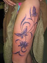 Site Suspended This Site Has Stepped Out For A Bit Recipe Purple Tattoos Butterfly Thigh Tattoo Leg Tattoos
