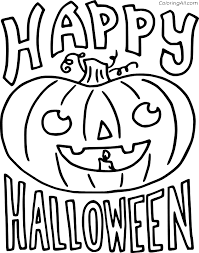 If you buy from a link, we. Jack O Lantern Says Happy Halloween Coloring Page Coloringall