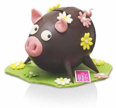 Arnaud Delmontel Easter Eggs Chocolate Easter Chocolate Piggy Cake
