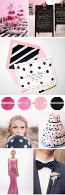 Pink Black And White Wedding Ideas With Polka Dots Mospens Studio Unique Bridal Shower Themes Black Wedding Invitations Pink Wedding Color Scheme