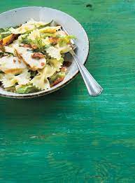 Chicken Caesar Pasta Salad Ricardo Recipe Pasta Salad Caesar Pasta Salads Chicken Caesar Pasta Salad