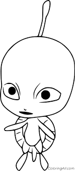 Printable miraculous ladybug kwami coloring pages. Miraculous Ladybug Coloring Pages Coloringall