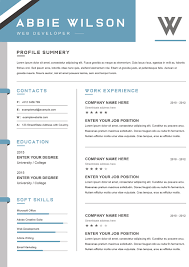 Thanks to its simple formatting, the resume sections can smoothly extend into page two and beyond if need be. Design Resume Cv Template Word Format To Download
