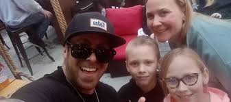 Reluctant dog's game day traditions with owners