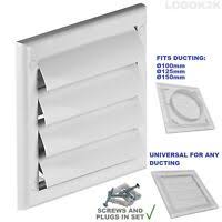 Maybe you would like to learn more about one of these? Air Vent Grille Cover 5 Gravity Flaps 200x200mm 8x8 White O150mm 6 Duct Ebay