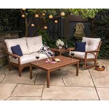 Polywood Vineyard 4 Piece Deep Seat Rocker Set Patio Furniture Collection Patio Furniture Sets Patio Furnishings