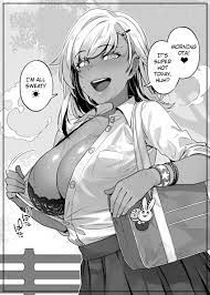 Hentai Boobs - bra breasts brown skin doujin doujinshi english text gal  gyaru huge breasts - Hentai Pictures
