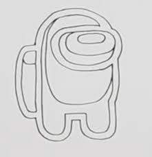 How to draw Red Crewmate - Among Us Character