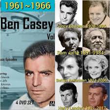 My wife & I love this show starring Vincent Edwards as Dr. Ben Casey