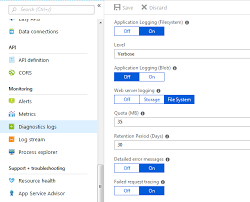 Here you must again choose the target location, but you must select either azure. How Do I Write A Log File From My Sql Azure App Service Web App Stack Overflow
