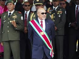Suriname is a small republic on the northeast coast of south america. Convicted In Massacre Suriname S Leader Hangs On Tight