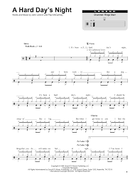 a hard days night by the beatles piano vocal guitar right hand melody digital sheet music