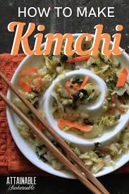This Easy Kimchi Recipe Is Spicy And Crunchy And Salty It S A Great Side Dish To Go With Meat And Fish When You Don T Kimchi Recipe Recipes Fermented Veggies