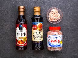 eng sub chef jang raw abalone, shrimp and salmon marinated in soy sauce from mukbang eating sound. How To Stock A Korean Pantry Jeot Jang And More Ingredients To Know Serious Eats