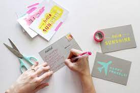 Summer Voices Ann Marie Morris Diy Postcard Postcards Diy Scrapbook Tutorial
