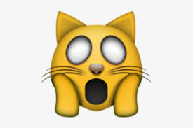 Share this crying cat emoji with friends to say you're upset, but you still feel cute. Photo Shocked Cat Face Emoji Png Image Transparent Png Free Download On Seekpng