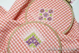 Gingham embroidery stitch patterns sewing crafts cross stitch sashiko stitch hand embroidery tutorial hardanger embroidery swedish weaving. How To Embroider On Gingham Chicken Scratch Tutorial Needlenthread Com