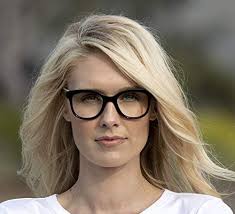 Peepers by PeeperSpecs Women's Grandview Square Blue Light Blocking Reading  Glasses, Black : Amazon.ae: Health