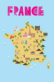 The viamichelin map of france: France College Ruled Notebook With France Map Cover Journals Urban Lighthouse 9781092354868 Amazon Com Books