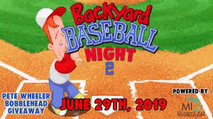 Backyard baseball 2001, a really nice sports game sold in 2000 for windows, is available and ready to be played again! Minor League Promos On Twitter The Results Are In Come June 29 Pete Wheeler Will Get His Very Own Bobblehead At The Lansinglugnuts Backyard Baseball Night 2 Https T Co G1afopn1vc