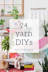 Scrap Yarn Uses Home Decor Edition Diy Yarn Crafts Home Decor Diy Crafts To Sell