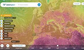 Ventusky Es Un Mapa Interactivo Con Informacion A Tiempo Real Del Clima Y Las Social Media Map Map Screenshot