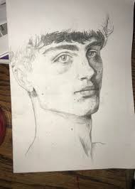 All orders are custom made and most ship worldwide within 24 hours. Timothee Chalamet Drawing