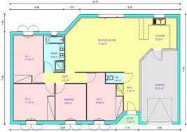 Découvrez notre plan d'une maison d'une superficie de 100 m2. Afficher L Image D Origine Plan Maison 4 Chambres Plan Maison Maison 4 Chambres