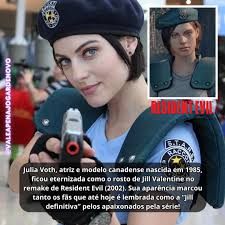 Julia Voth as Jill Valentine in Resident Evil