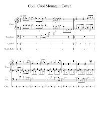 Snowy winter in gatlinburg william britten photography. Cool Cool Mountain Cover Sheet Music For Piano Trombone Crash Bells Mixed Quartet Download And Print In Pdf Or Midi Free Sheet Music Musescore Com