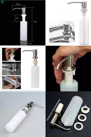 Ideal replacement as it matches most faucet models and brands. Visit To Buy Kitchen Sink Soap Dispenser Detergente Liquid Soap Bottle White Plastic Lotion Sink Soap Dispenser Kitchen Sink Soap Dispenser Kitchen Sink Soap