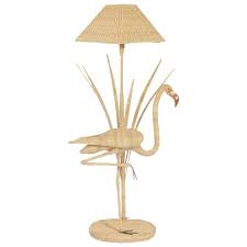 Mario Torres Flamingo Floor Lamp Floor Lamp Wicker Floor Lamp Glass End Tables