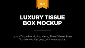 Free tissue paper box mockup psd file to download. Free Luxury Tissue Box Mockup On Behance