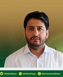 MP Fayaz Mir greets people