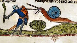 Why Were Medieval Knights Often Pictured Fighting Giant Snails The object in a fight wasn't necessarily to kill an opponent, but to capture and ransom him. why were medieval knights often
