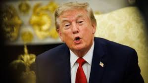 Trump tells CNN reporter to 'be quiet' during Oval Office clash – video