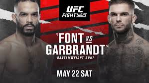 I'm even looking forward to having the buzz of the fans in the arena. Ufc Fight Night Font Vs Garbrandt Rob Font Vs Cody Garbrandt Main Card Prediction And Analysis Essentiallysports