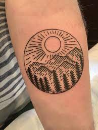 Get directions, reviews and information for tower classic tattooing in saint louis, mo. My First By John Schaberg At Tower Classic Tattooing In St Louis Mo Mountain Tattoo Classic Style Tattoo Tattoos