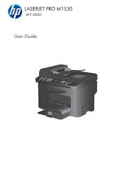 Download service manual for hp laserjet pro m1530 series (m1536dnf). Hp Laserjet Pro M1536dnf Mfp Series User Manual 286 Pages Also For Laserjet Pro M1530 Mfp Series