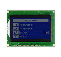 128x64 Graphic LCD Module | STN- Blue with White Side Backlight