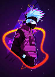 Kakashi Vintage Posters Poster Print Metal Posters Displate Naruto Uzumaki Art Wallpaper Naruto Shippuden Naruto Painting