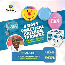 Following Our Last Balloon Training We Are Pleased To Announce That We Are Having Our Next Training This Time Online Balloon Training Balloons Qualatex