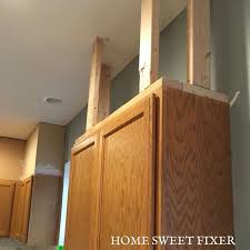 Build Faux Kitchen Cabinets To The Ceiling Cabinets To Ceiling Kitchen Cabinets Kitchen Cabinets To Ceiling